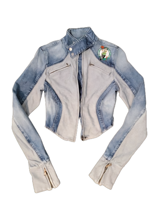 Mavlife Celtics MotoStar Jean jacket