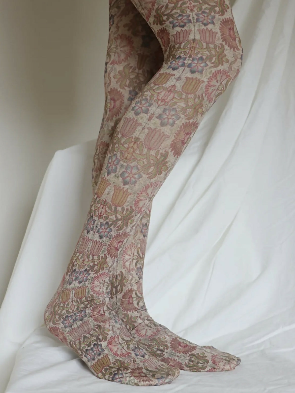 17th Century Panel Printed Tights