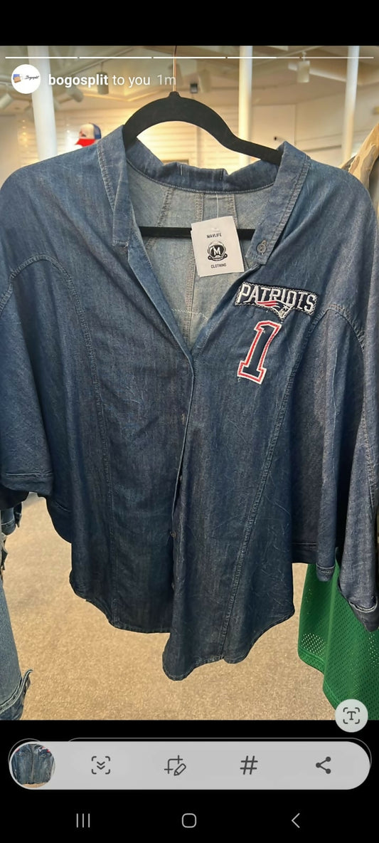 Patriots jean shirt