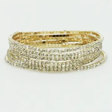 gold stretch bracelet