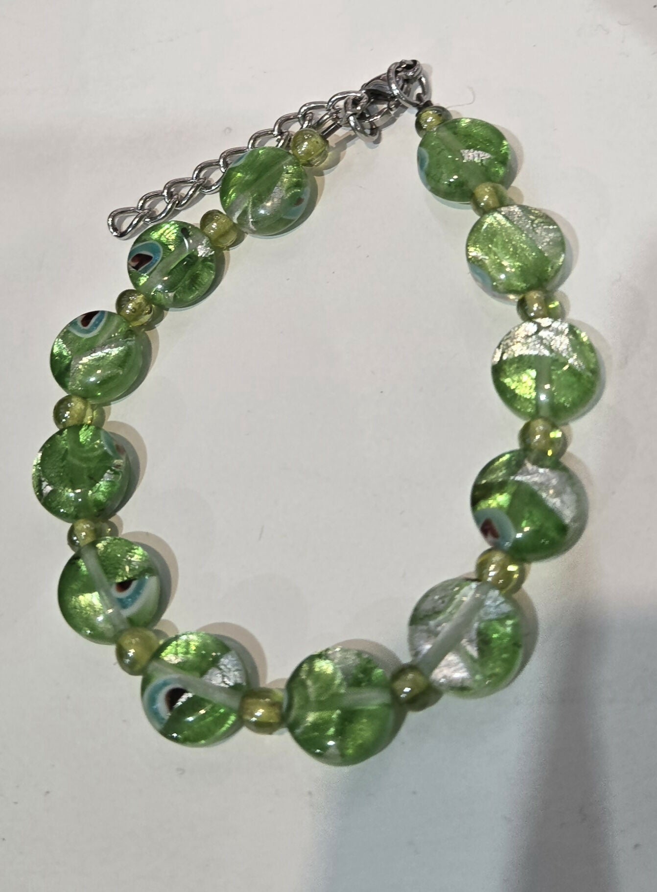 Glass bead bracelets