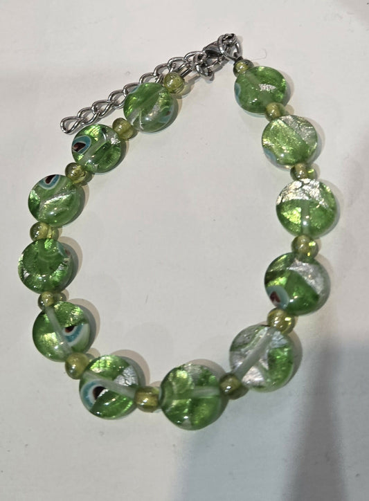 Glass bead bracelets