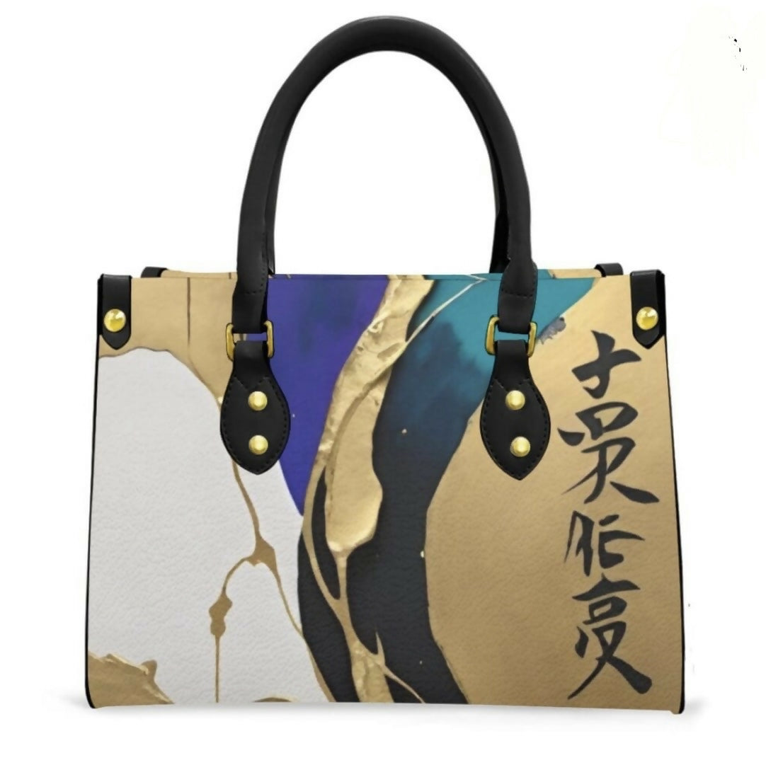 Women’s Tote Bag with Black Handle