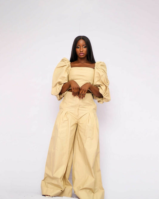 The Sand Sculpt Puff Sleeve Set
