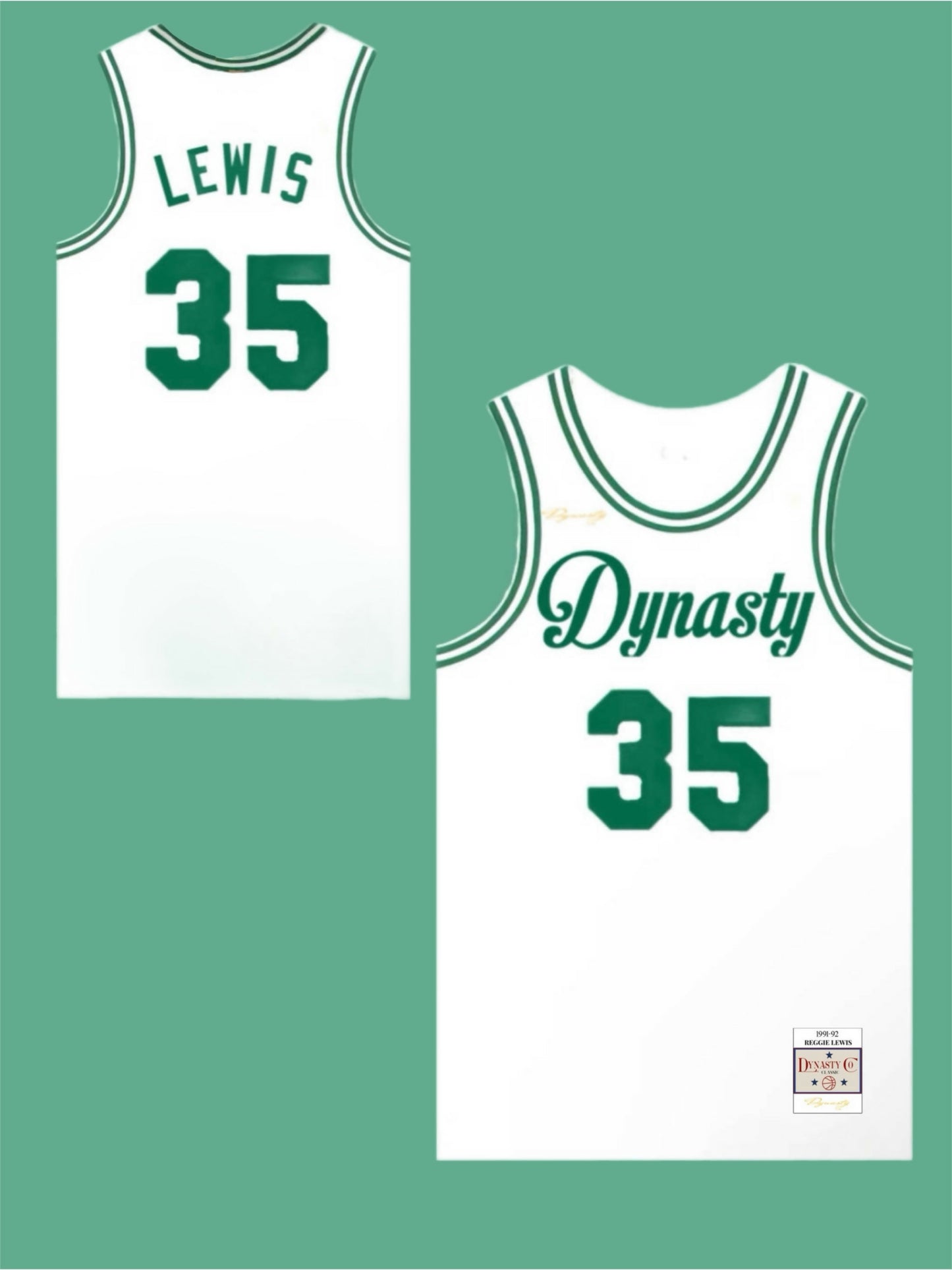 DYNASTY LEGENDS EDITION “ CLASSIC” Reggie Lewis Jersey