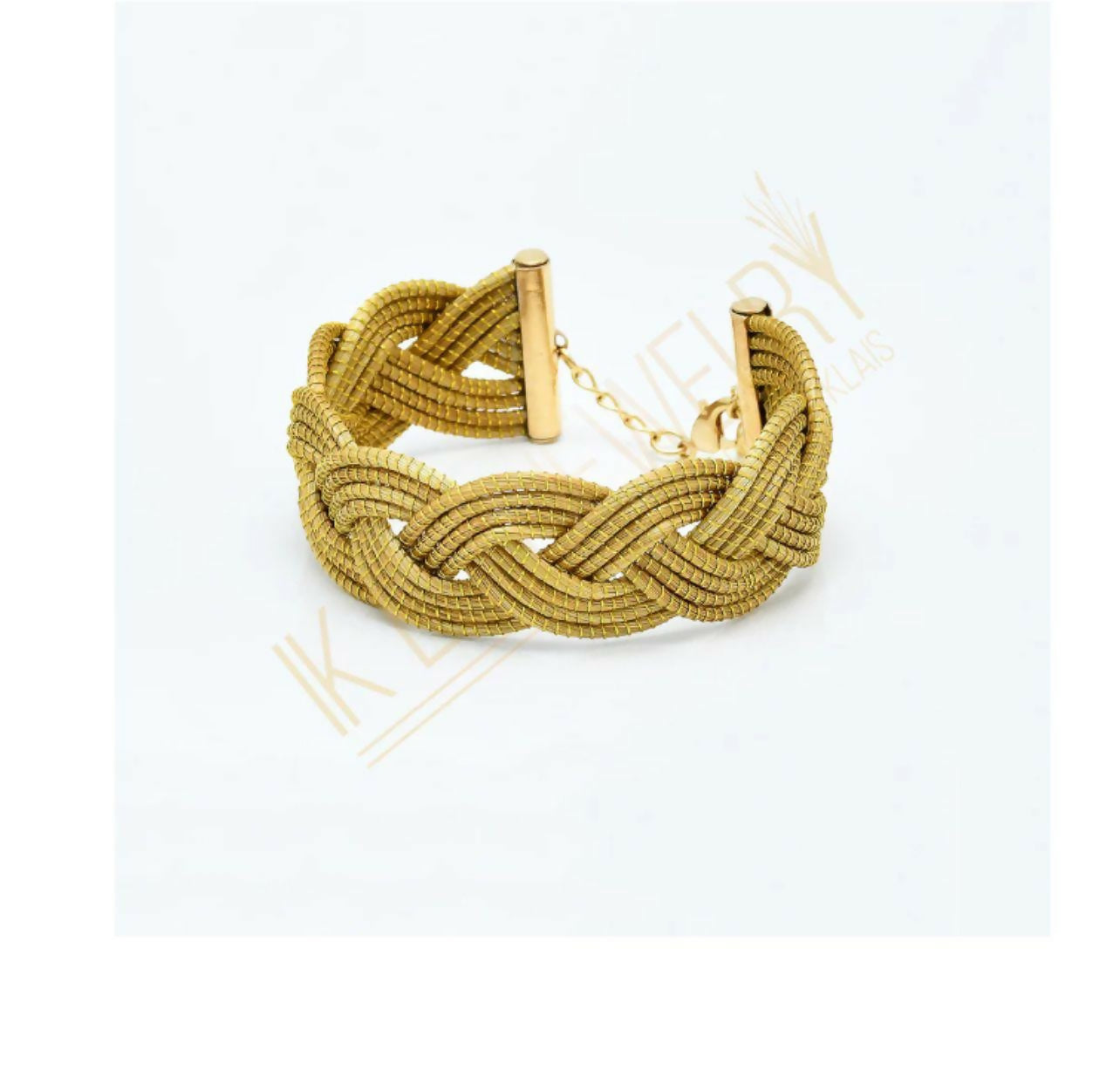 Braided Golden Grass Bracelet 2