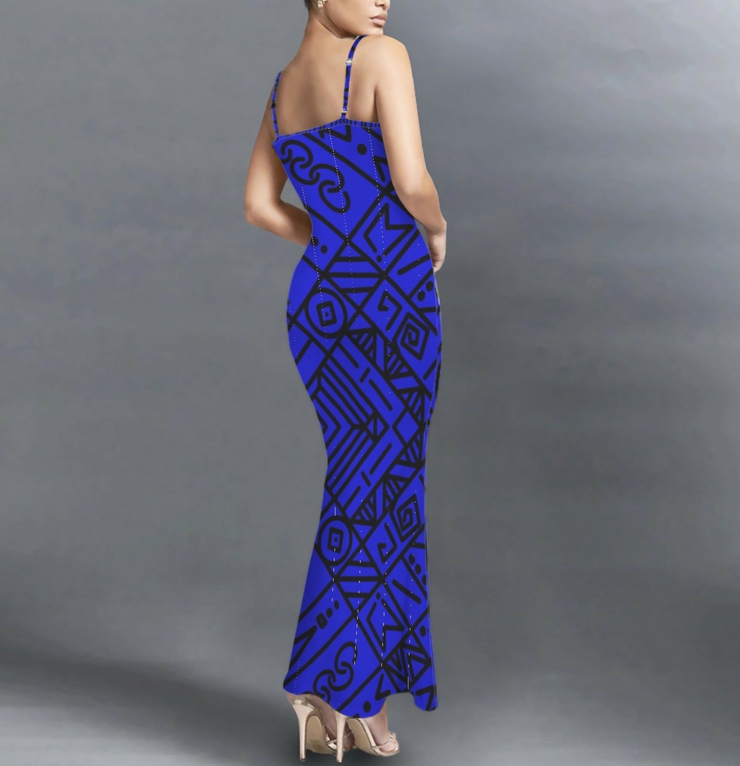 Stretchy Maxi Dress Sizes S-5XL in The Sahara