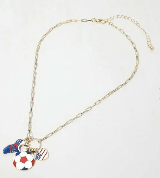 World Cup USA Necklace
