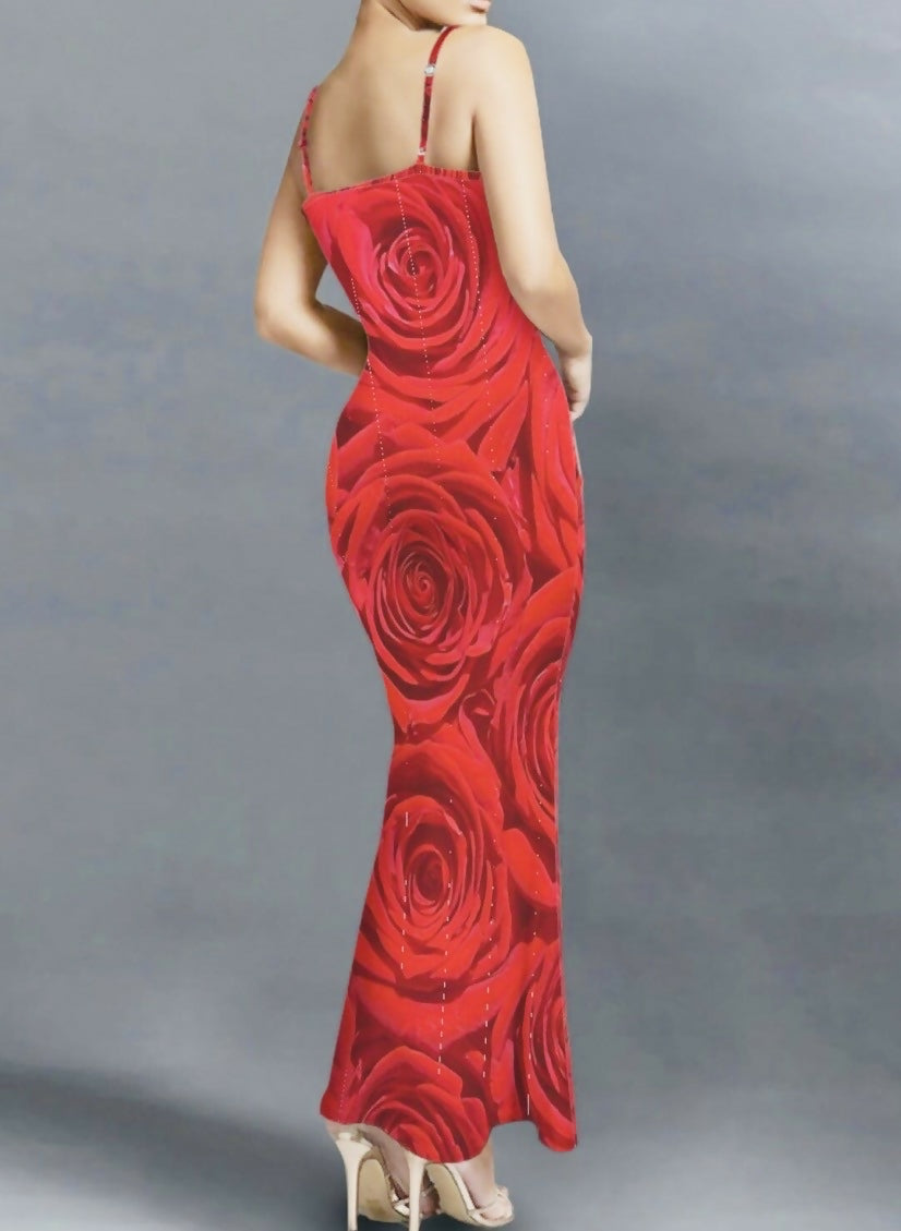 Women’s Casual Lounge Slip Maxi Dress Sizes S-5XL