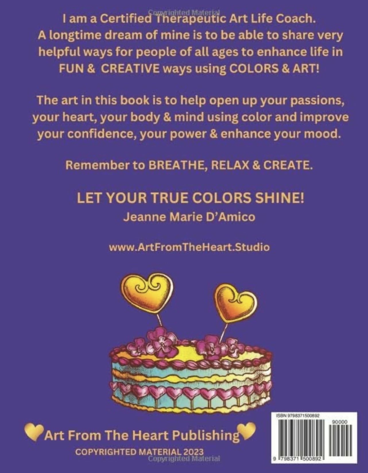 Let Your True Colors Shine Coloring Book for Girls