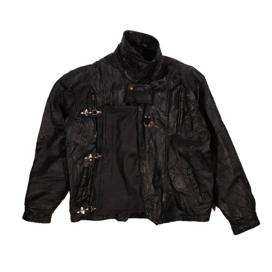Leather Clasp Jacket