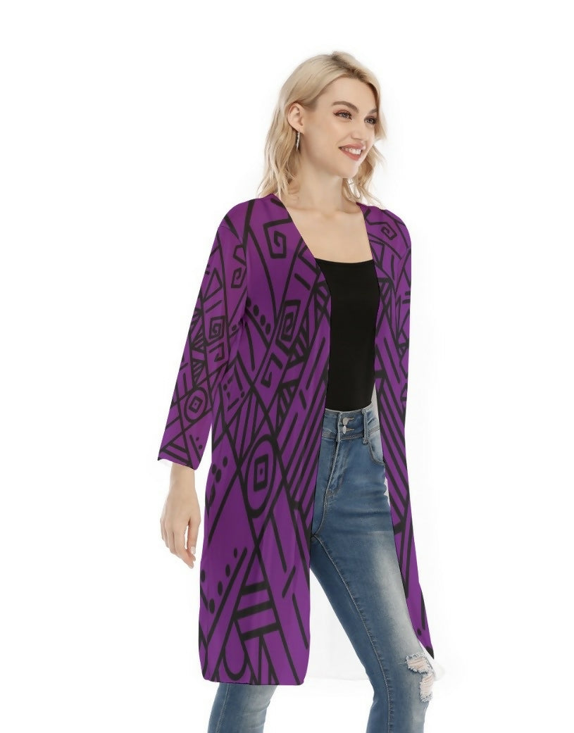 Women’s Long Sleeve Mesh Cardigan Sizes S-2XL in The Sahara