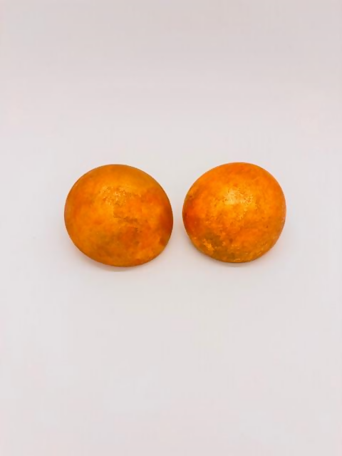 DOME EARRINGS - SMOKY DARK