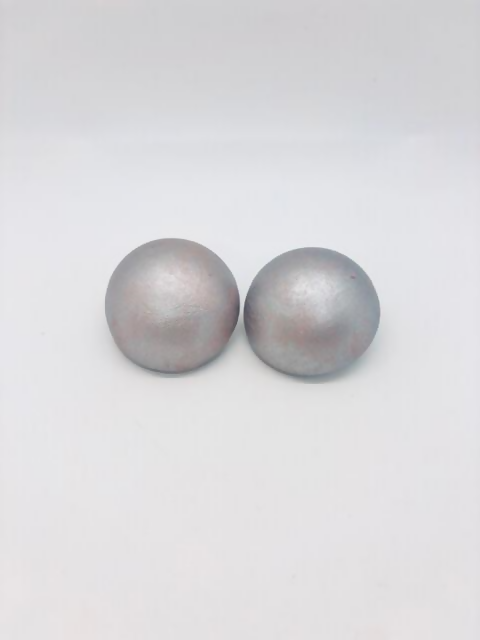 DOME EARRINGS - SILVER