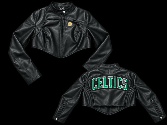 Black Celtics Moto Jacket