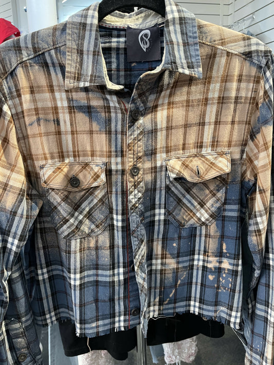 Flannel with skull