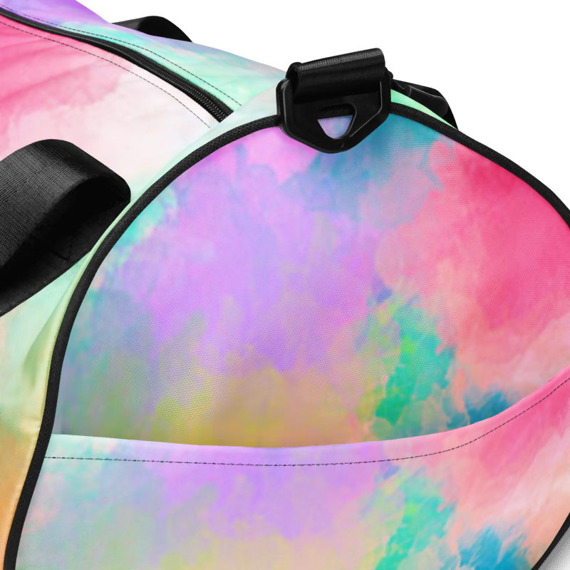 Bogosplit--IHER Don't Knock the Hustle Duffle Bag Detail