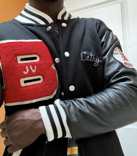 Custom Black Varsity jacket