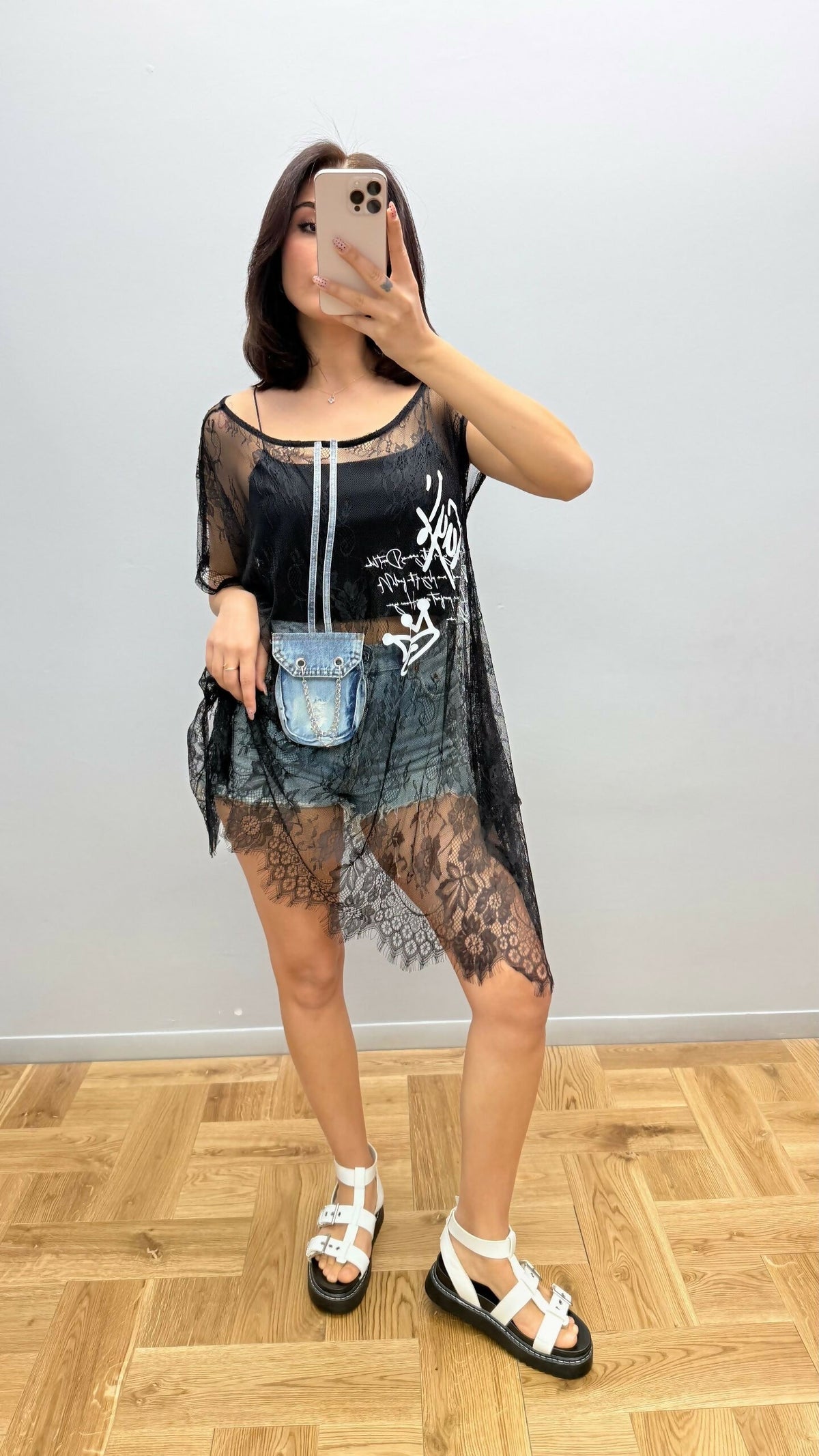 Graffiti Veil Top