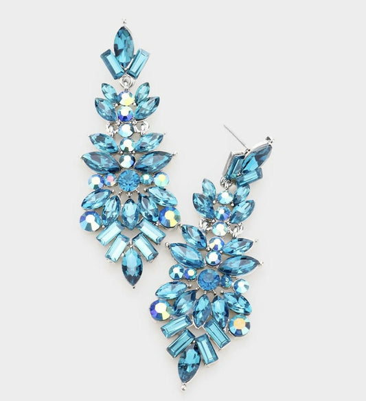 Aqua Marquis Dangle Earring