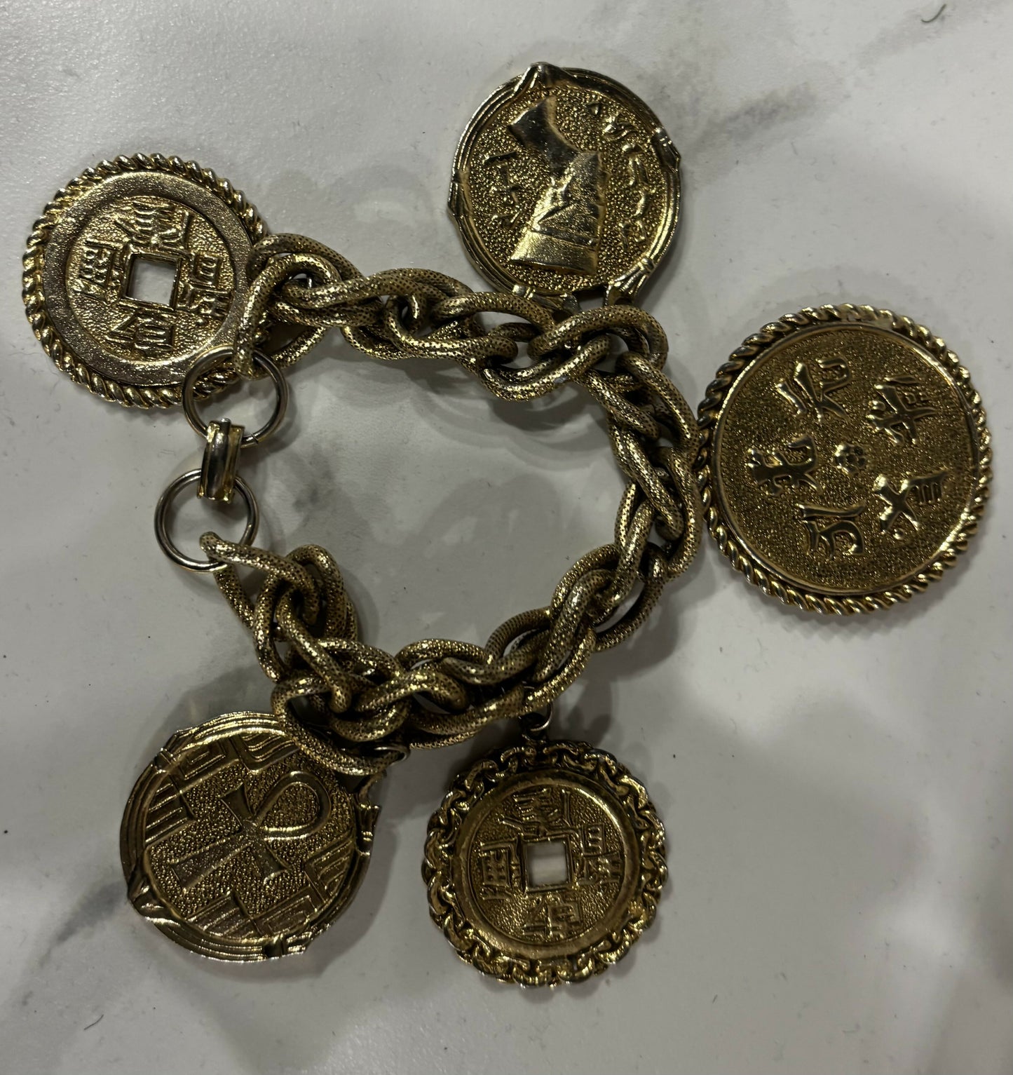 Egyptian Inspired Charm Bracelet
