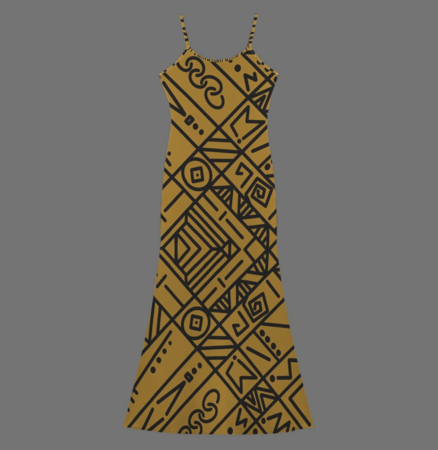 Stretchy Maxi Dress Sizes S-5XL in The Sahara