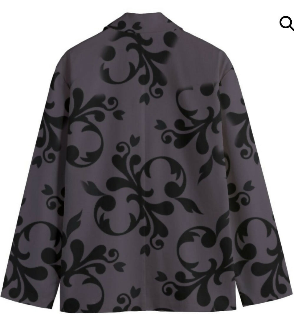 Men’s Casual Flat Lapel Blazer Sizes XS-5XL