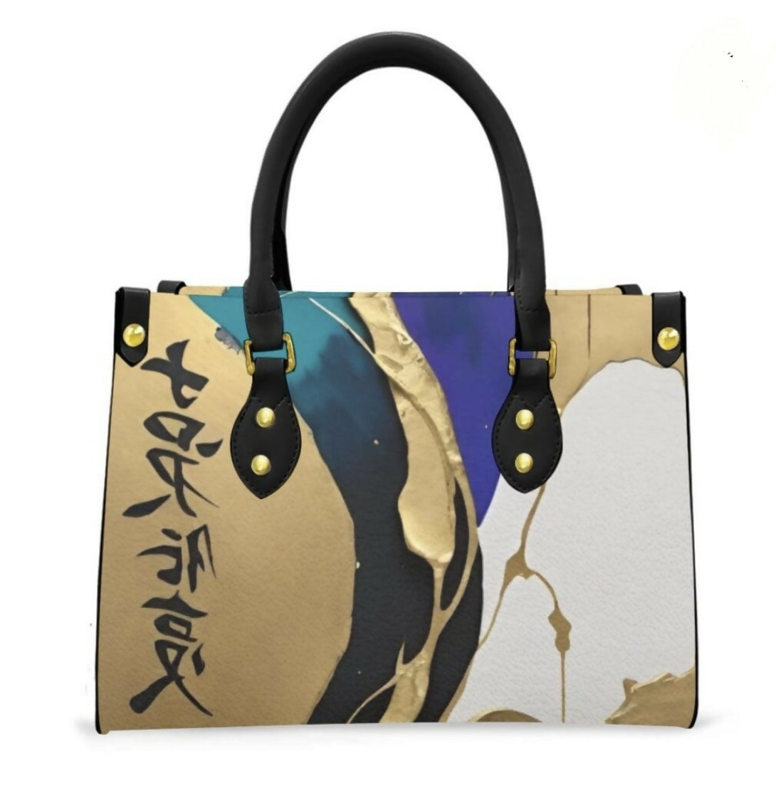 Women’s Tote Bag with Black Handle