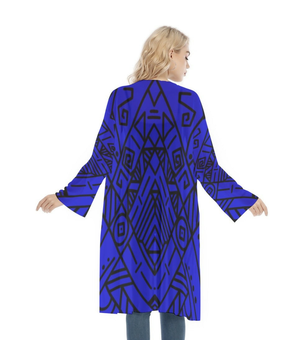 Women’s Long Sleeve Mesh Cardigan Sizes S-2XL in The Sahara
