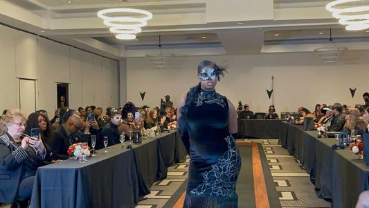 Black and silver Dress