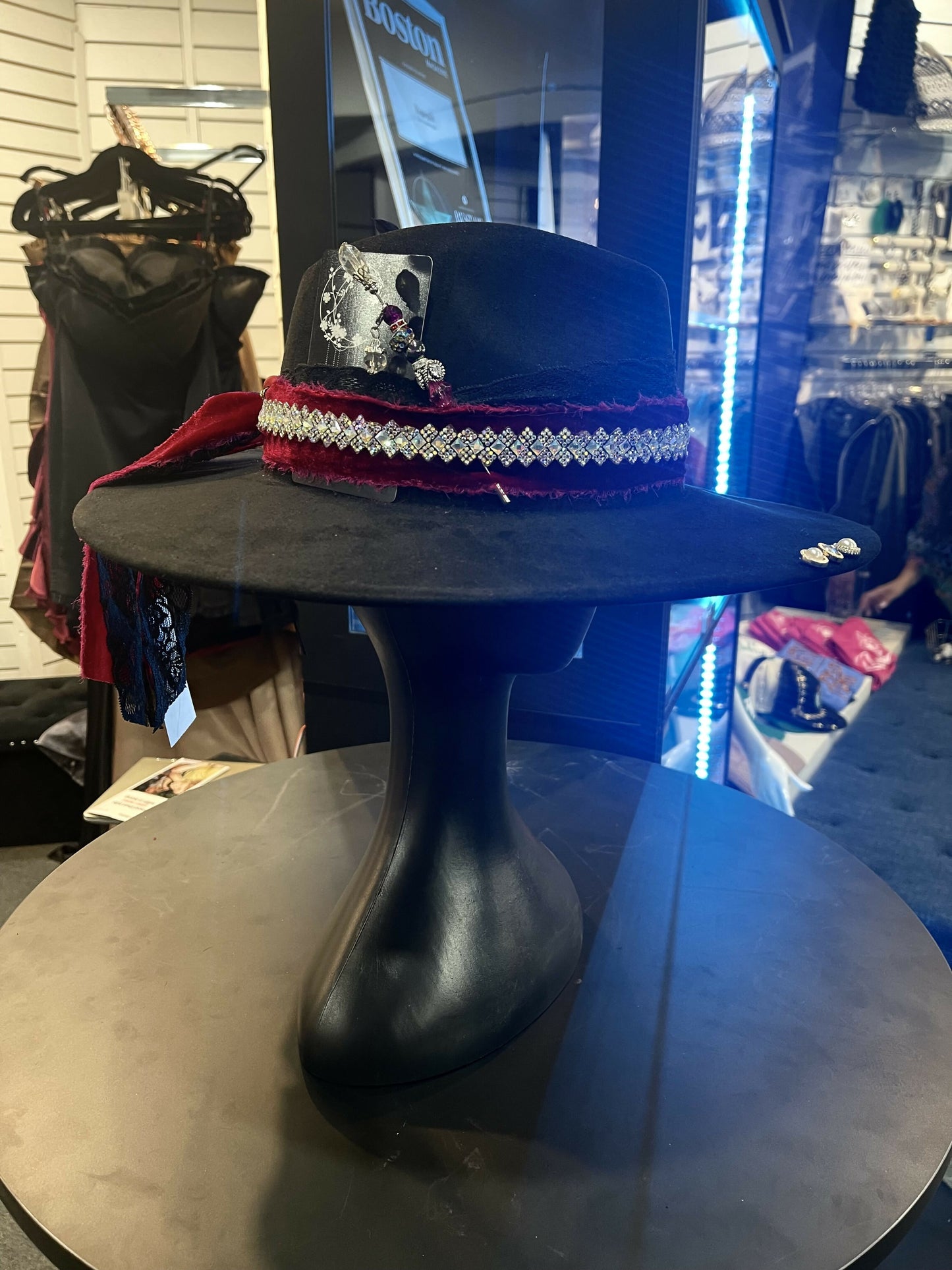 Custom Handmade Wide Brim Fedora Hat