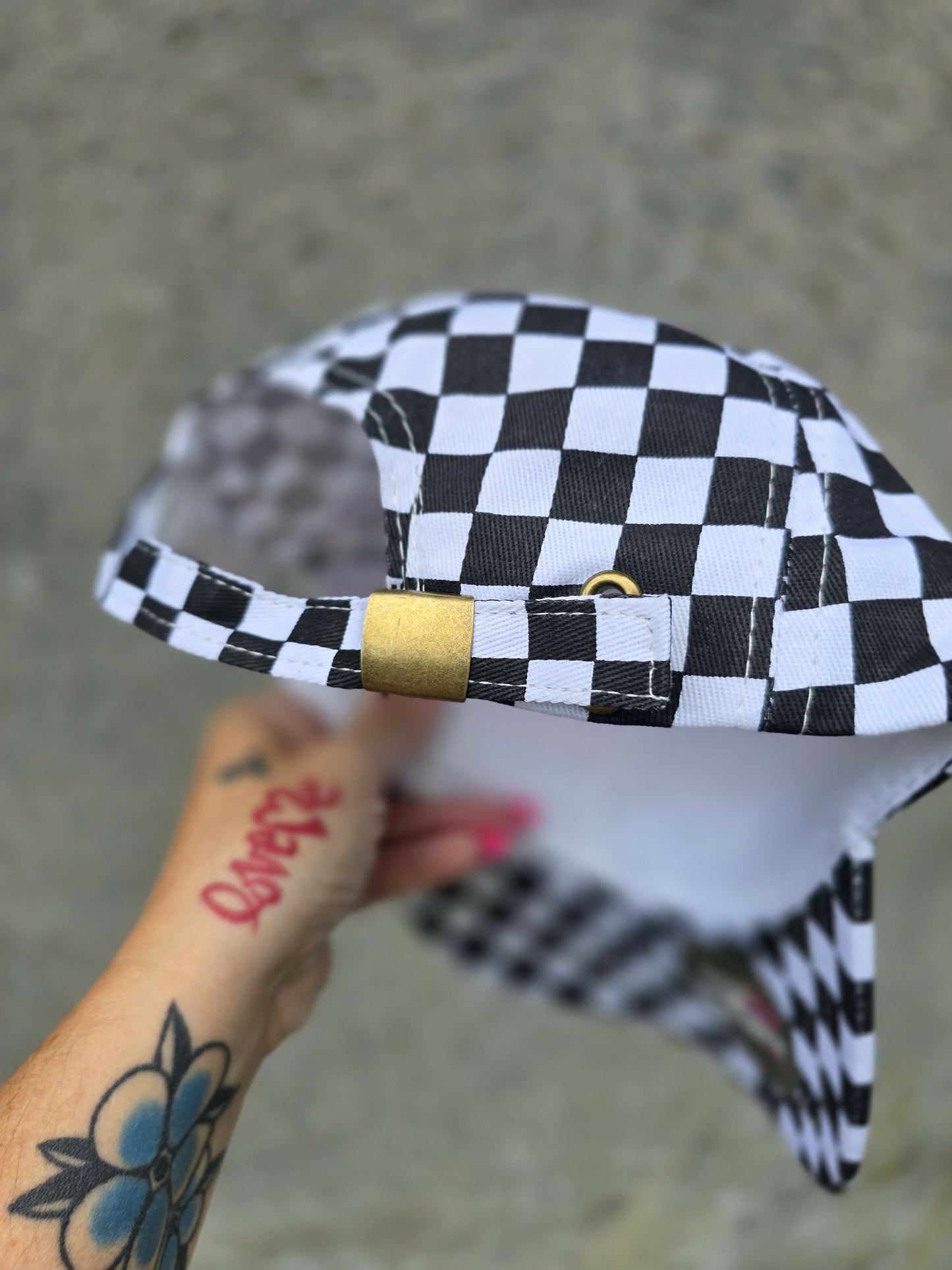Simply Thick Checkered Buckle Hat