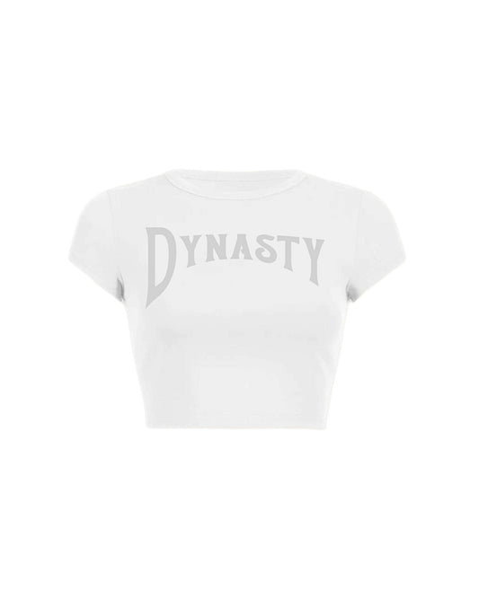 Dynasty Rhinestone Croptop ( white )