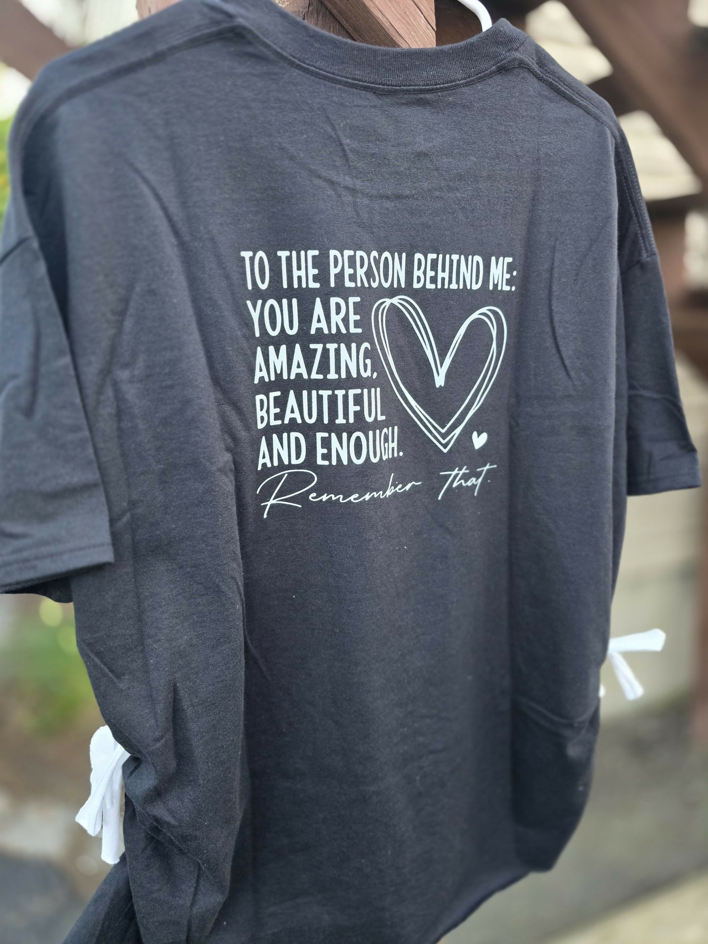 You Matter Side Tie Tee