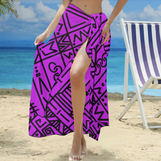 Women's Long Beach Sarong Wrap Sizes One Size in The Sahara