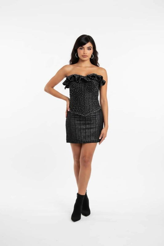 The Noir Sculpt Two Piece Set