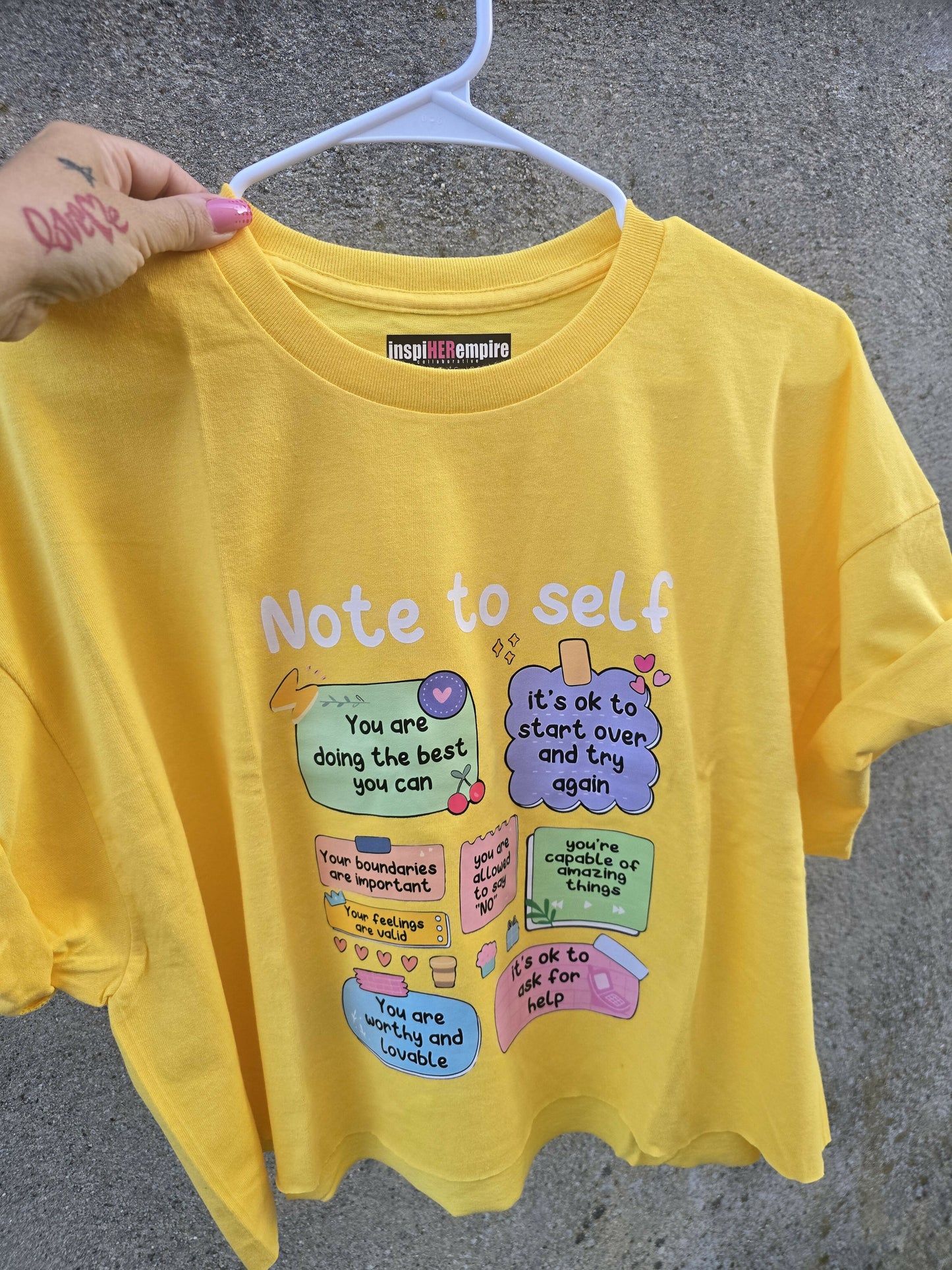 Note to Self Crop