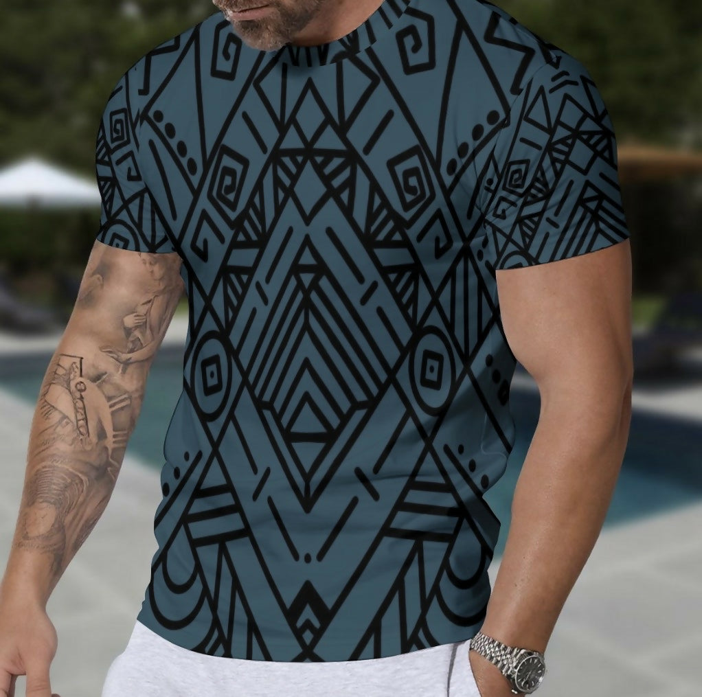 Men’s Short Sleeve T-Shirt Sizes XS-6XL in The Sahara