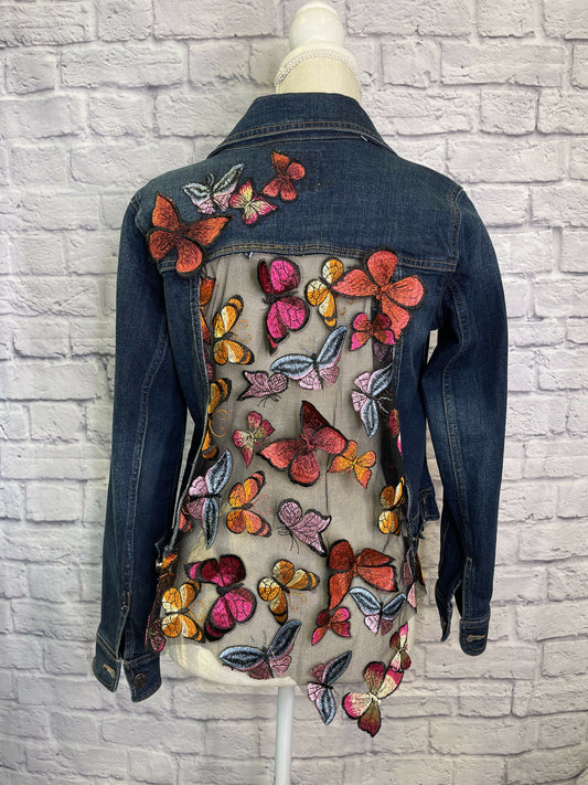 Butterfly denim jacket