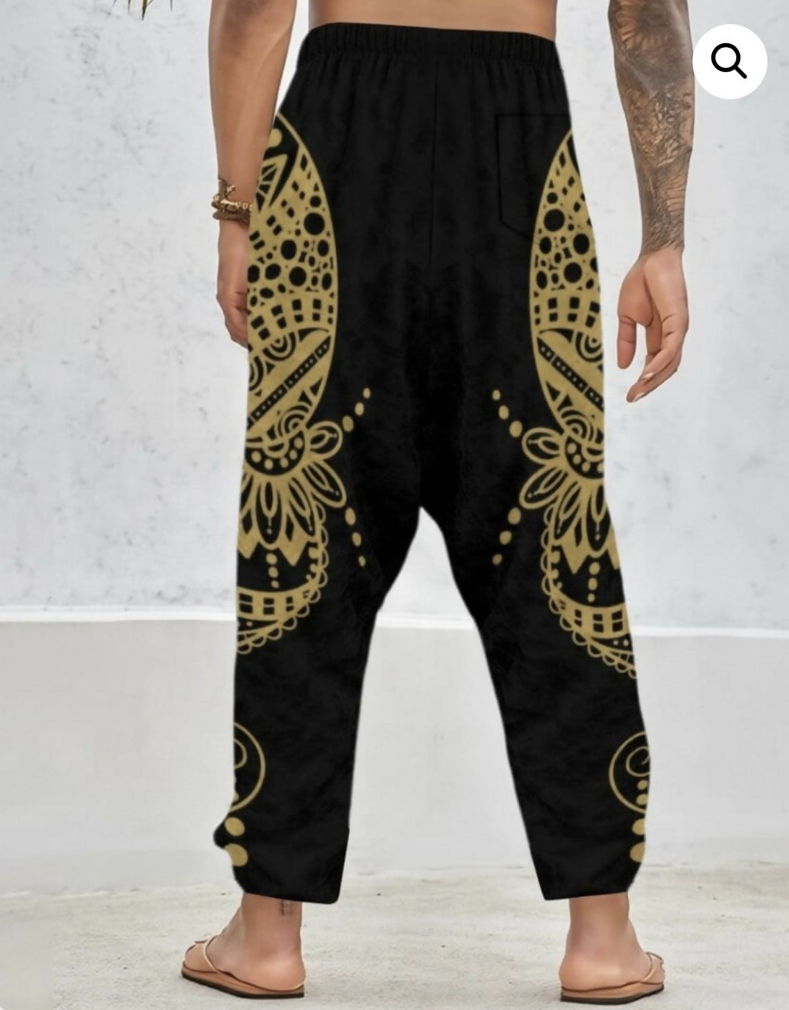 Men’s Velvety Harem Pants with Understated Luxury Sizes S-5XL