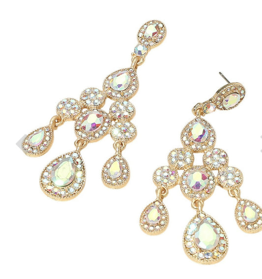 Aurora Boreal Chandelier Earrings