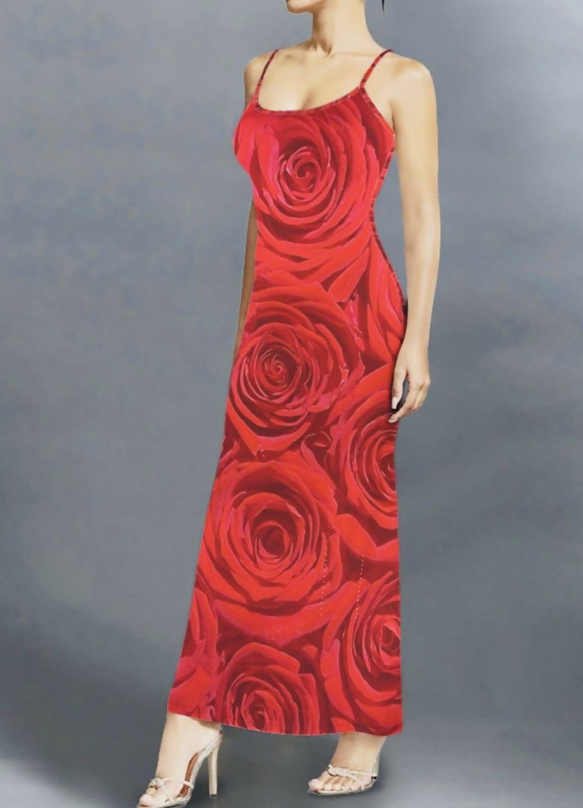 Women’s Casual Lounge Slip Maxi Dress Sizes S-5XL