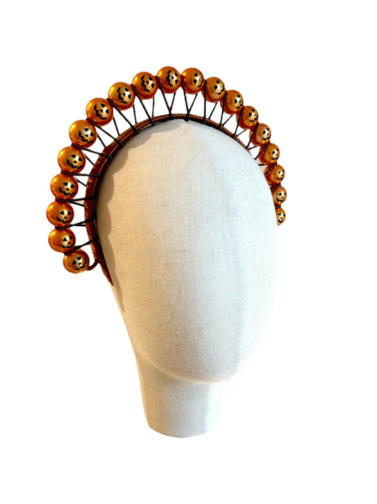 Golden Pumpkin Halo Headband
