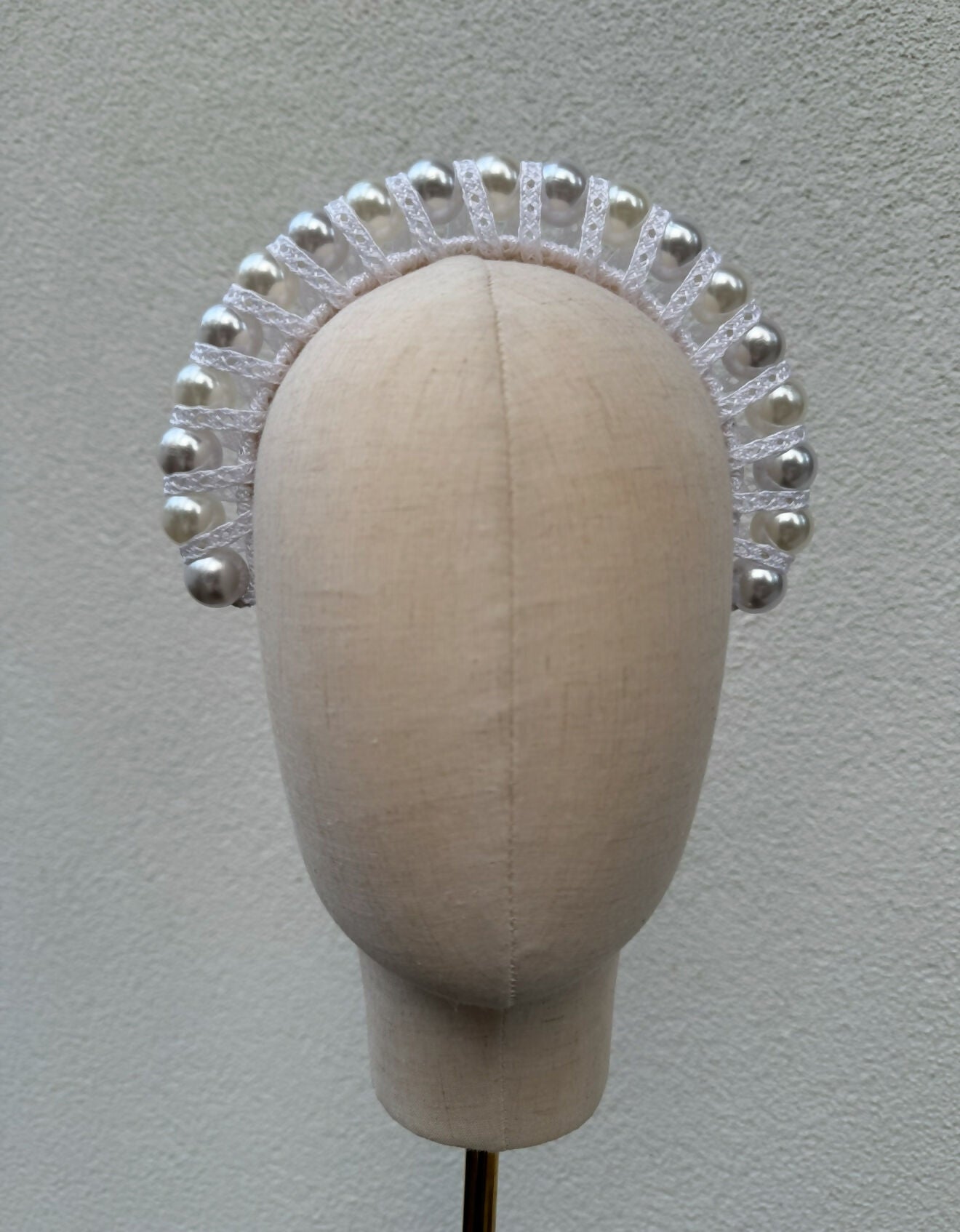 Halo Headband - Bridal Grace White