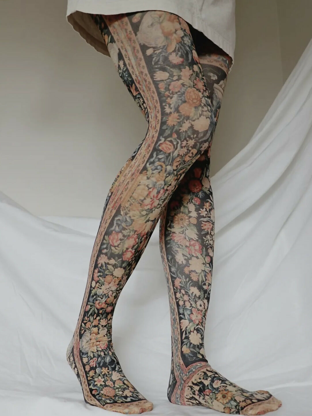Vintage Inspired Printed Tights | 2 - Styles