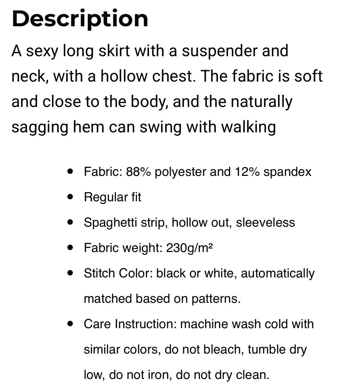 Women’s Sexy Hollow Cami Dress Sizes S-5XL