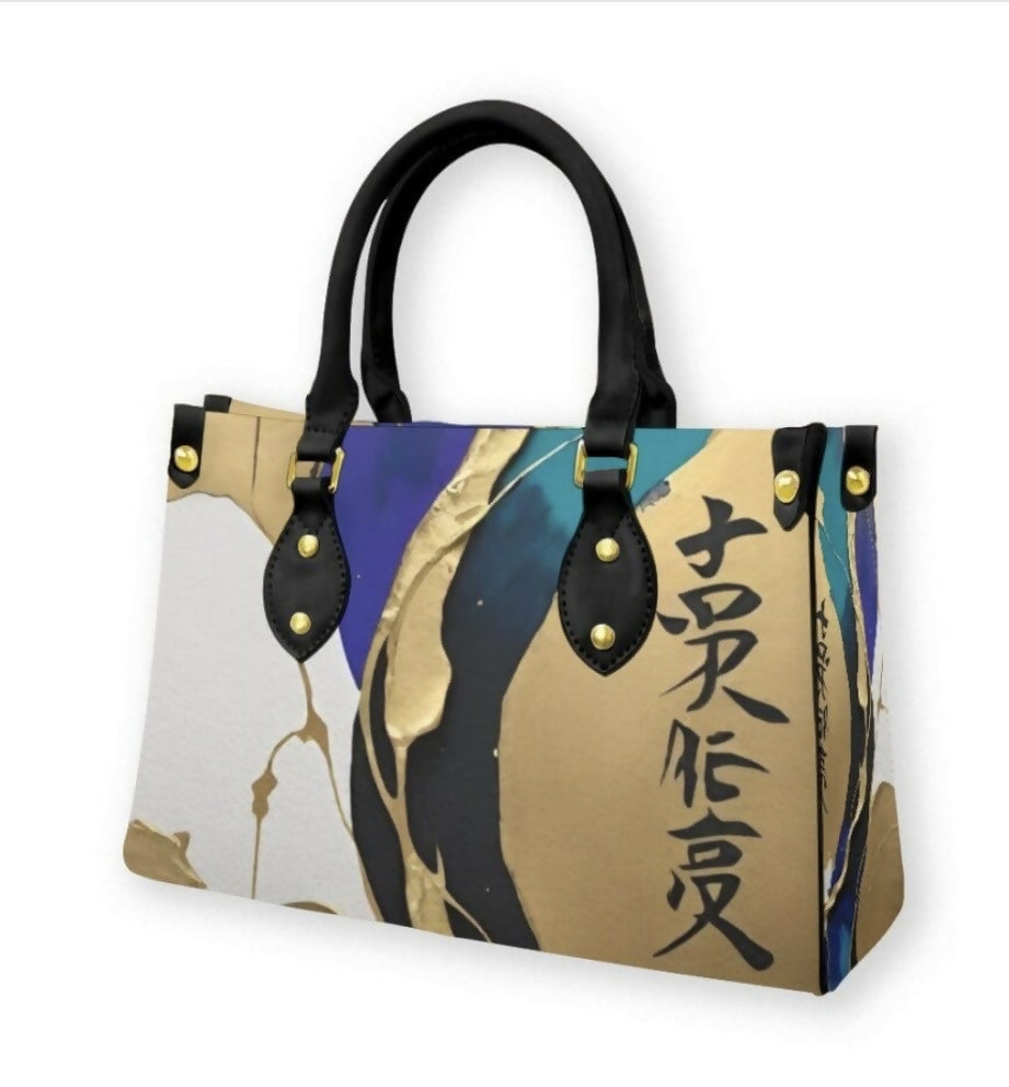 Women’s Tote Bag with Black Handle