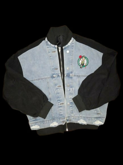 Mavlife Celtics Jean Bomber Combo Jacket