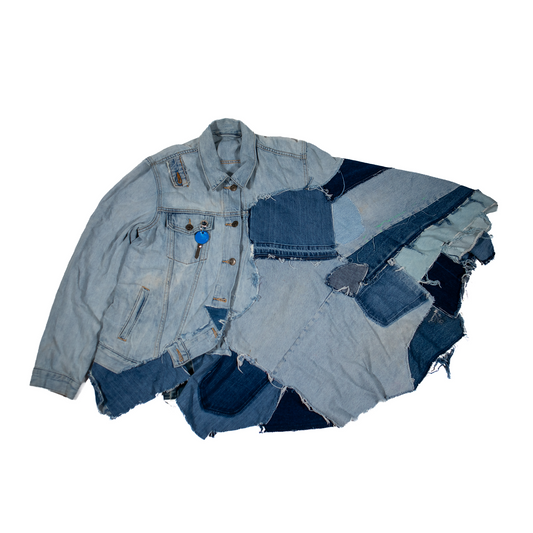 Denim Poncho