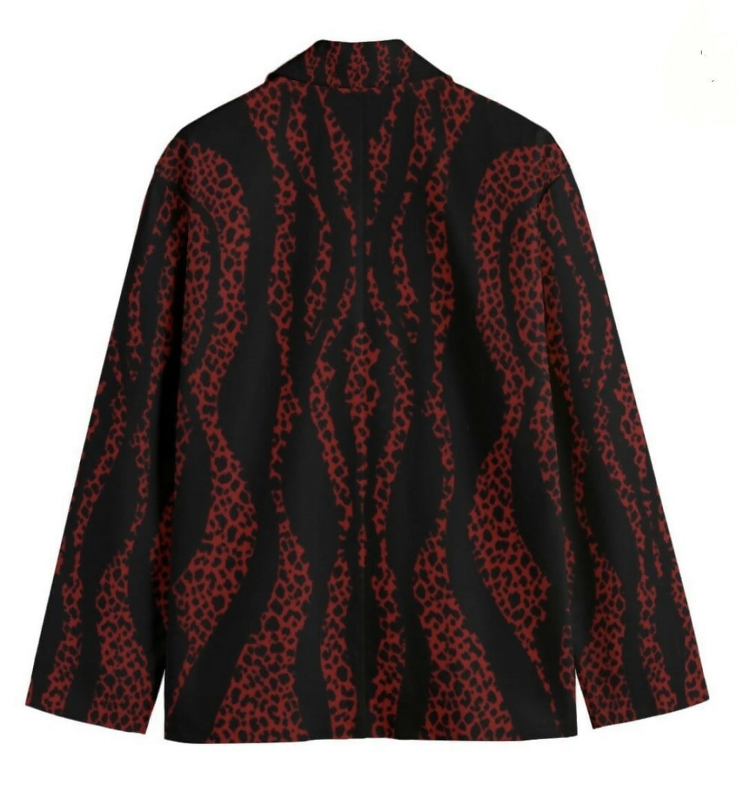 Men’s Casual Flat Lapel Collar Blazer Sizes XS-5XL